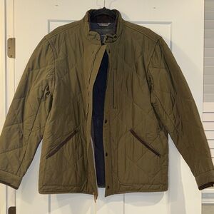 J. Crew Sussex Men's Olive Quilted Jacket